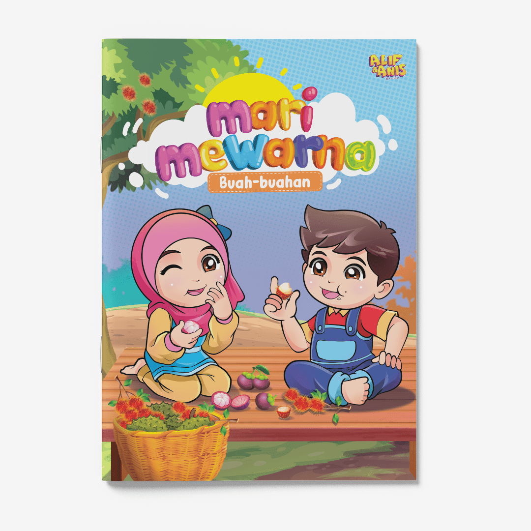 Buku Mewarna Alif Anis (Buah-buahan) - aulad.my