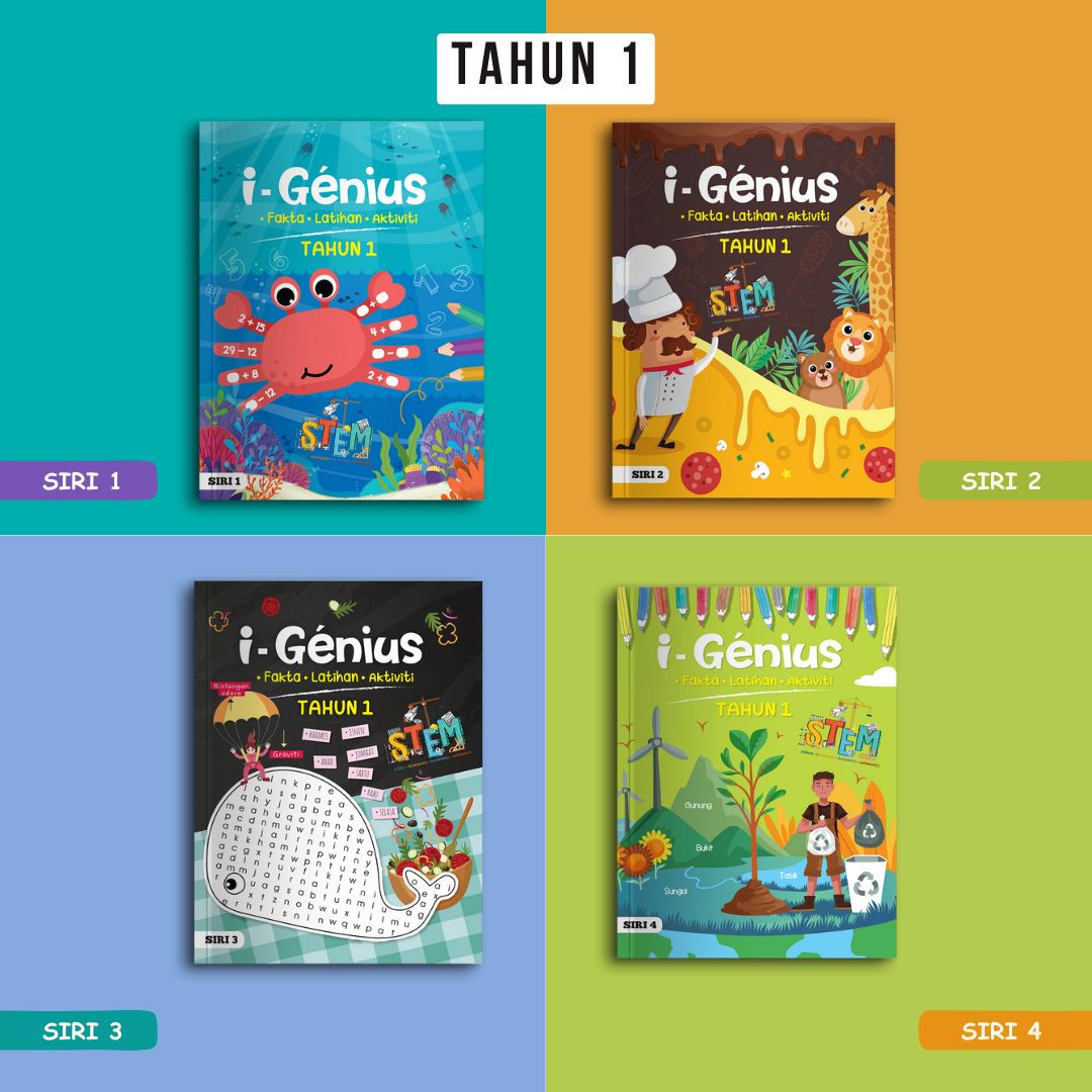 STEM: i-Genius TAHUN 1 (SET 4 SIRI) - aulad.my