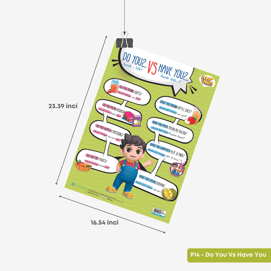 Poster Kanak-kanak | Alif & Anis - aulad.my