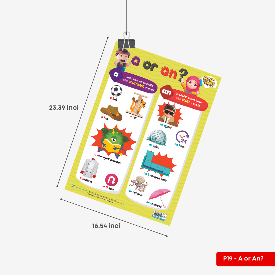 Poster Kanak-kanak | Alif & Anis - aulad.my