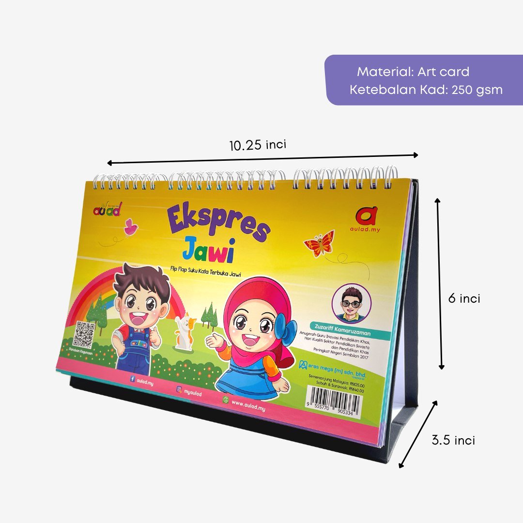 Ekspres Jawi - Flip Flap Suku Kata Terbuka Jawi - aulad.my