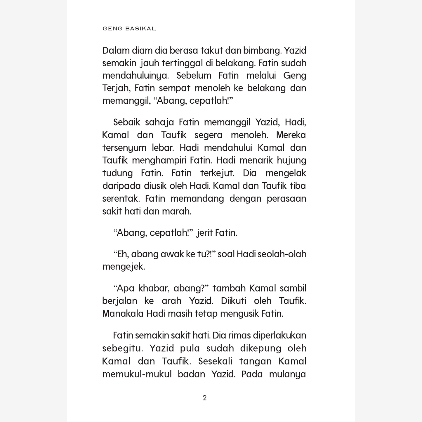 Geng Basikal - aulad.my