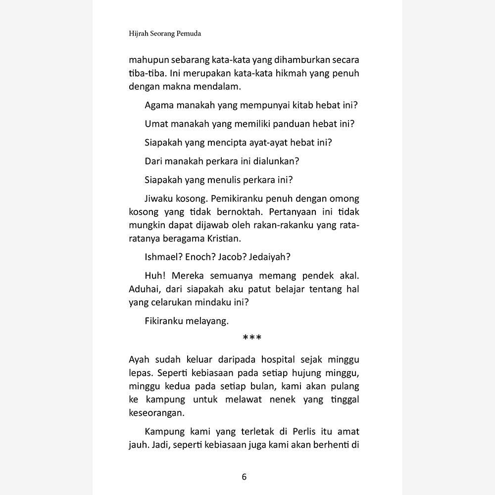 Hijrah Seorang Pemuda - aulad.my