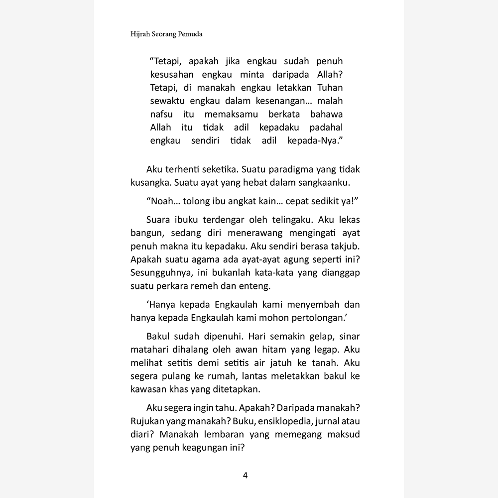 Hijrah Seorang Pemuda - aulad.my