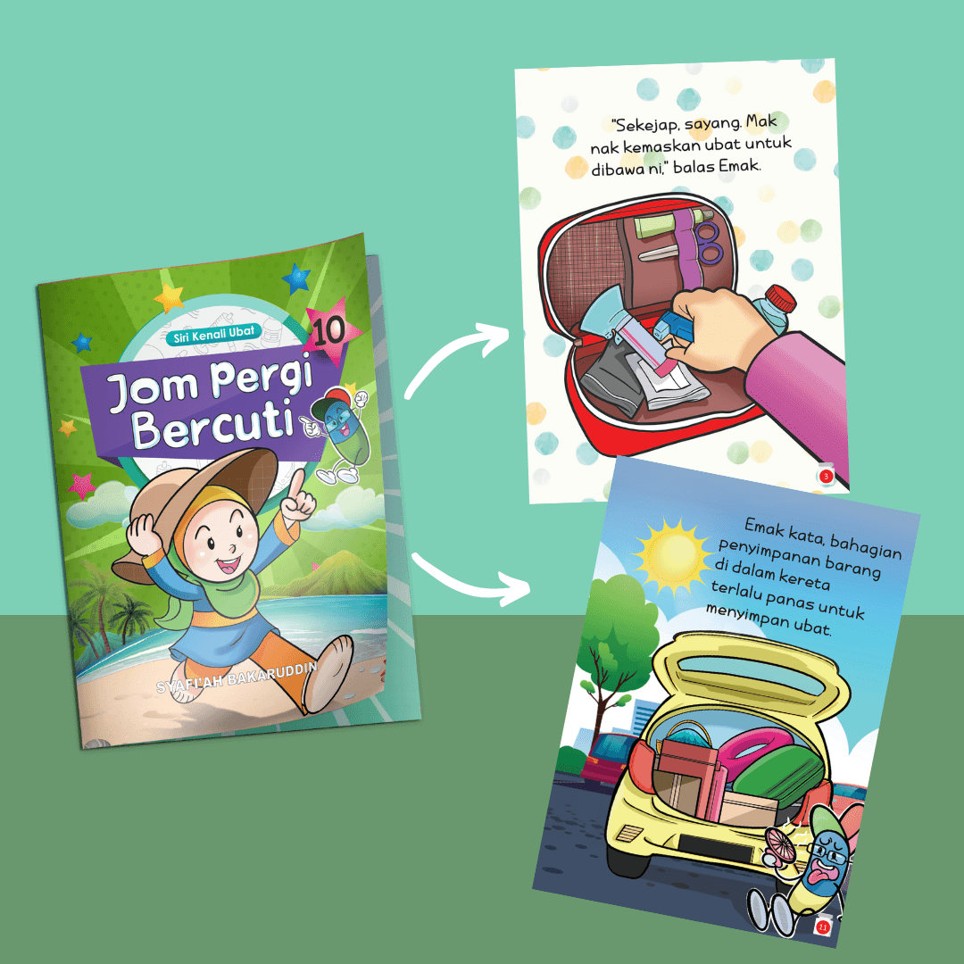 Set Siri Kenali Ubat 6 hingga 10 (5 Buku) - aulad.my